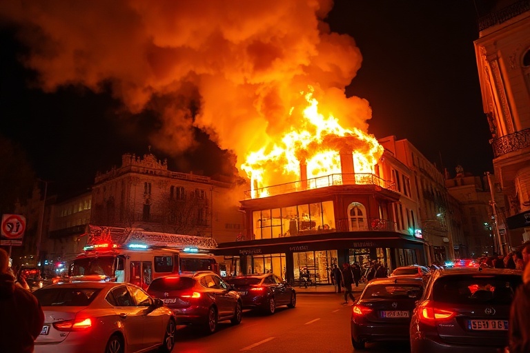 Malta St Julian’s Restaurant Fire Causes Traffic Chaos