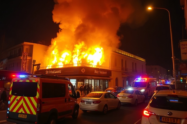 Malta St Julian’s Fire: ‘Il-Bajja’ Restaurant Closed, Traffic Chaos Ensues