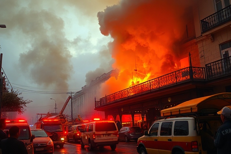 Malta St Julian’s Blaze: Popular Restaurant Destroyed, Traffic Chaos Ensues
