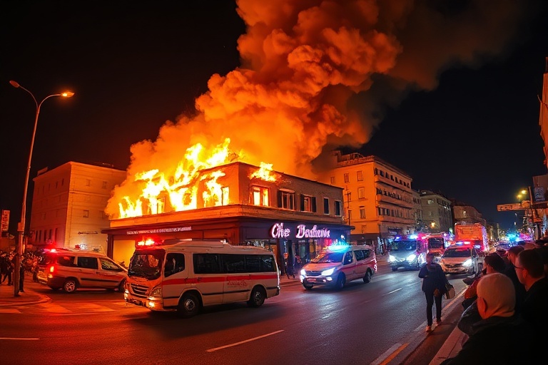 Malta St Julian’s Restaurant Blaze Causes Traffic Chaos