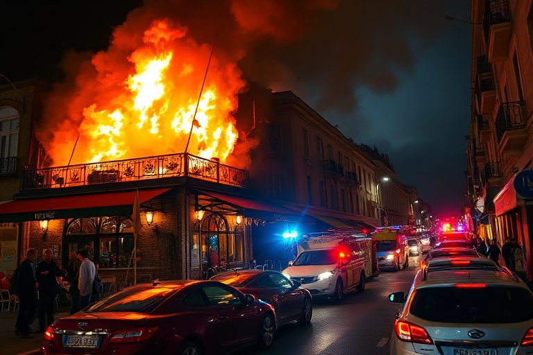 Malta St. Julian’s Restaurant Fire Causes Traffic Chaos