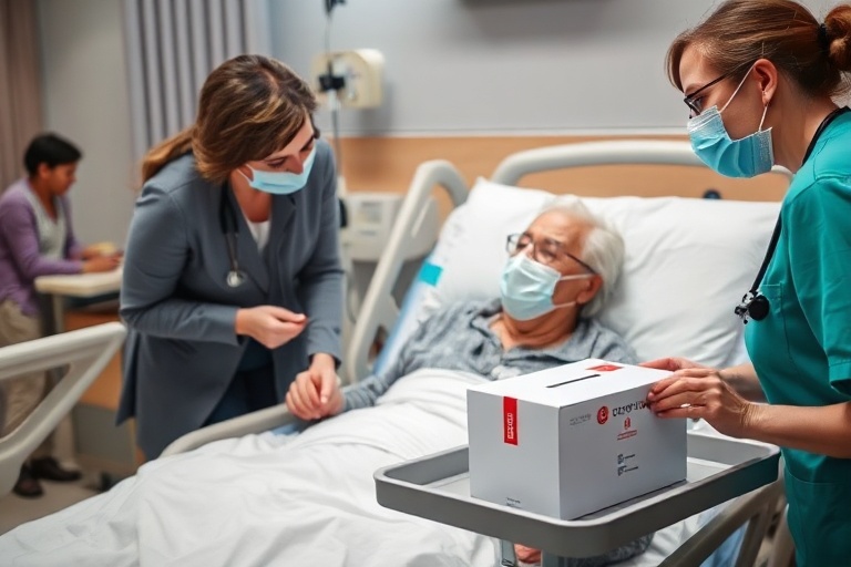 Malta Hospital Patients & Elderly Get Mobile Voting