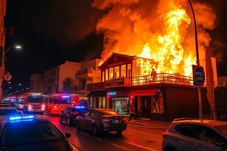 Malta St Julian’s Blaze Causes Traffic Chaos