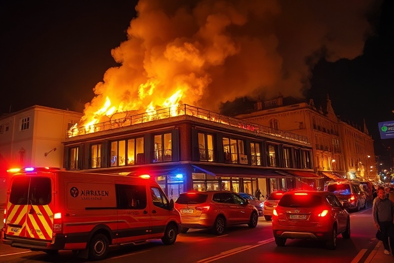 Malta Fire at St Julian’s Restaurant Causes Traffic Chaos