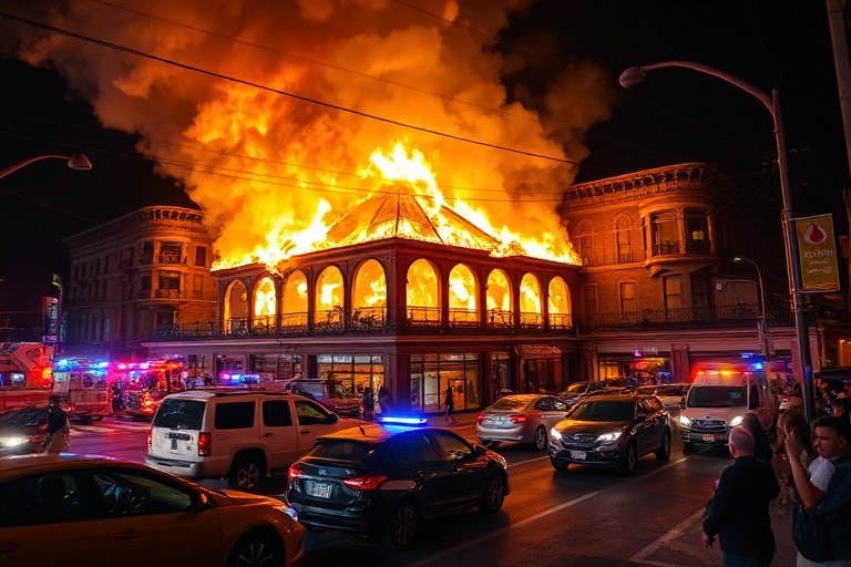 Malta St Julian’s Restaurant Fire Causes Traffic Chaos