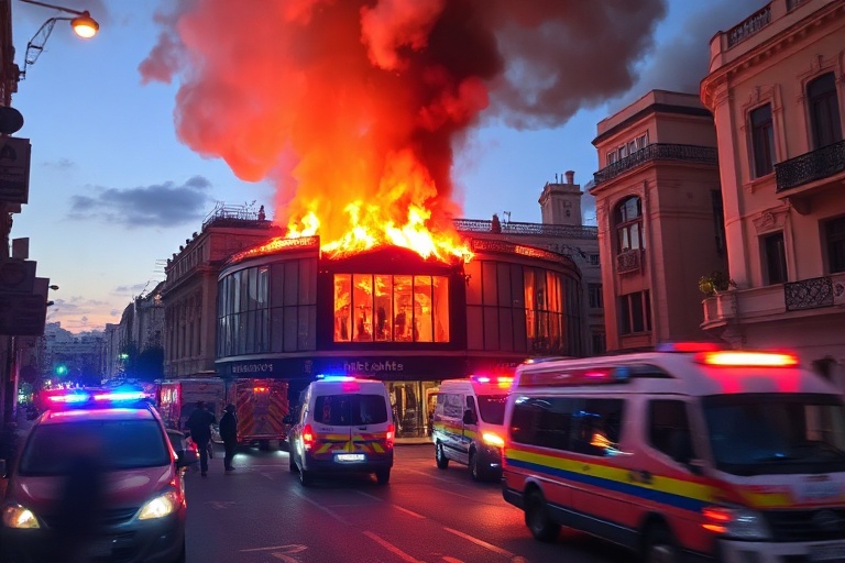 Malta St Julian’s Blaze Causes Traffic Chaos