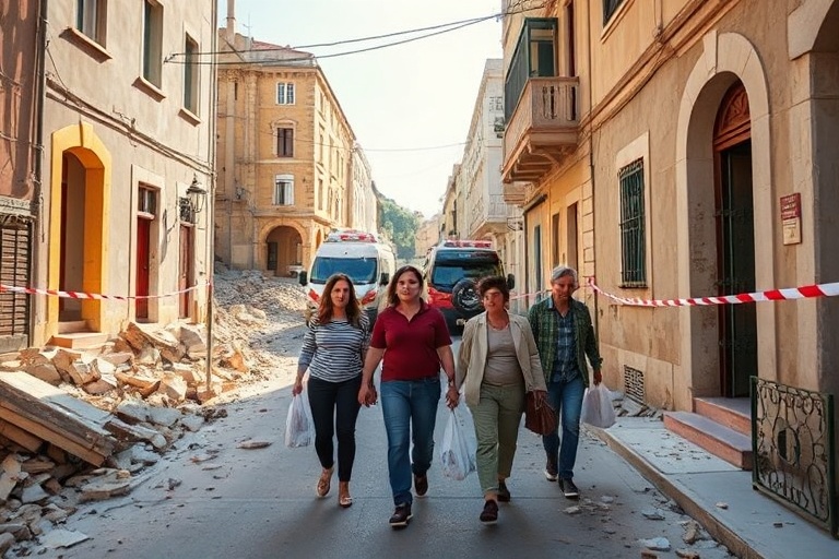 Malta Naxxar Residents Return Home After Evacuation Order Lifted