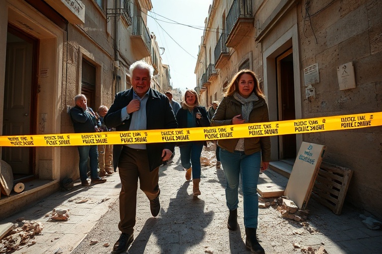 Malta Naxxar Residents Return Home After False Alarm