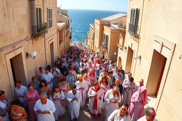 Malta Sliema’s Marian Procession: A Devout Display of Faith and Community