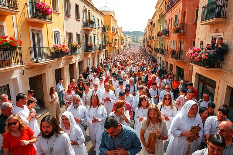 Malta Sliema’s Weekly Marian Procession: A Spiritual Sunday Spectacle