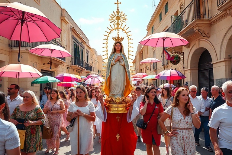 Malta Sliema’s Marian Procession: A Sunday Tradition