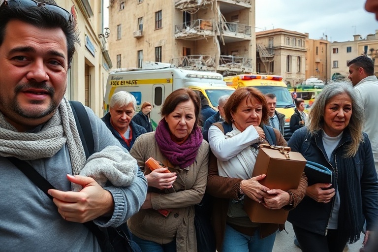 Malta Naxxar Residents Return Home After Collapse Scare