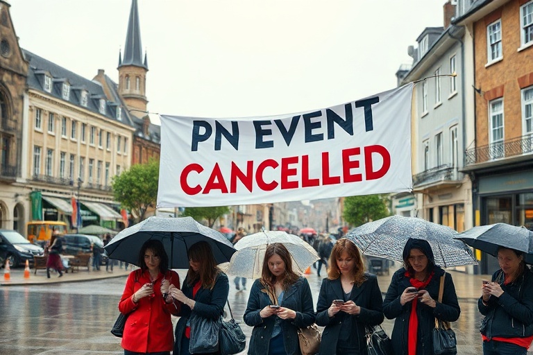 Malta Rain Forces PN to Cancel Event, Labour to Take Cover
