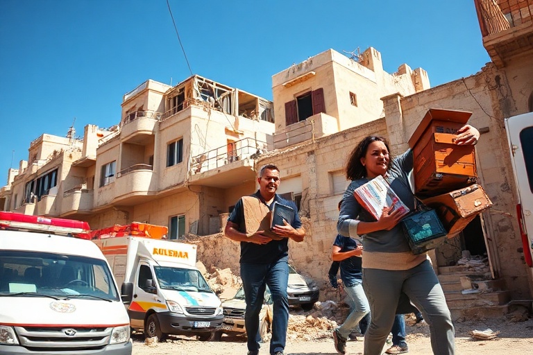 Malta Naxxar Residents Return Home After Building Collapse