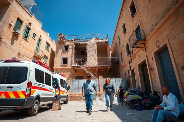 Malta Naxxar Residents Return Home After False Alarm