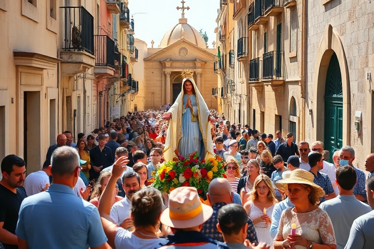 Malta Sliema’s Marian Procession: A Sunday of Faith, Family, and Festivity