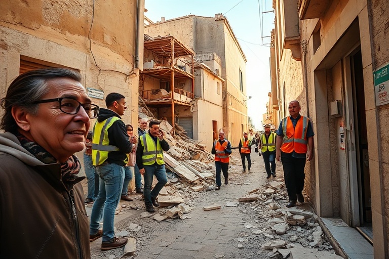Malta Naxxar Residents Return Home After Collapse Scare