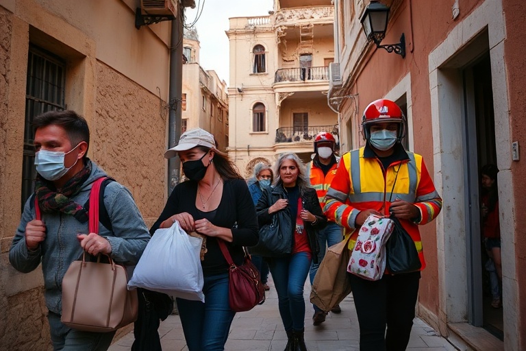 Malta Naxxar Residents Return Home After Collapse Scare