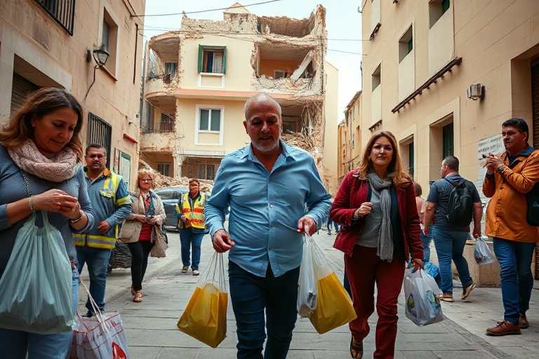 Malta Naxxar Residents Return Home After Collapse Scare