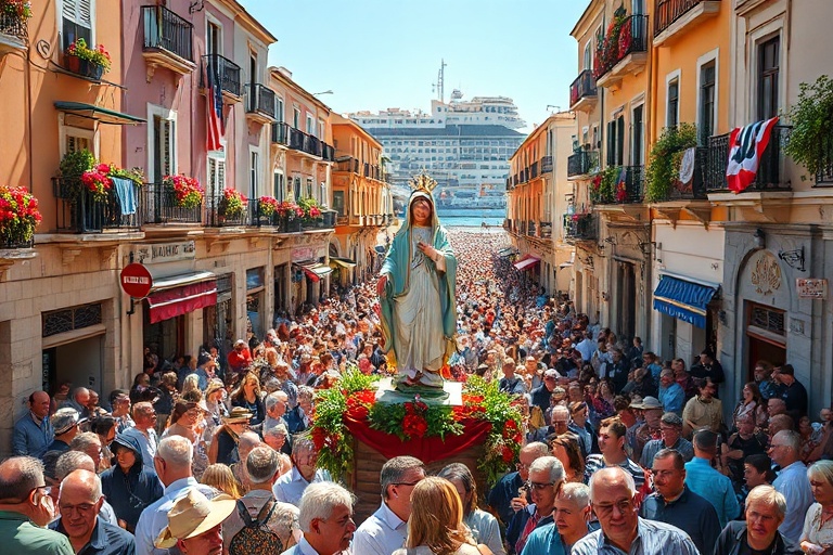Malta Sliema’s Marian Procession: A Sunday of Faith & Culture