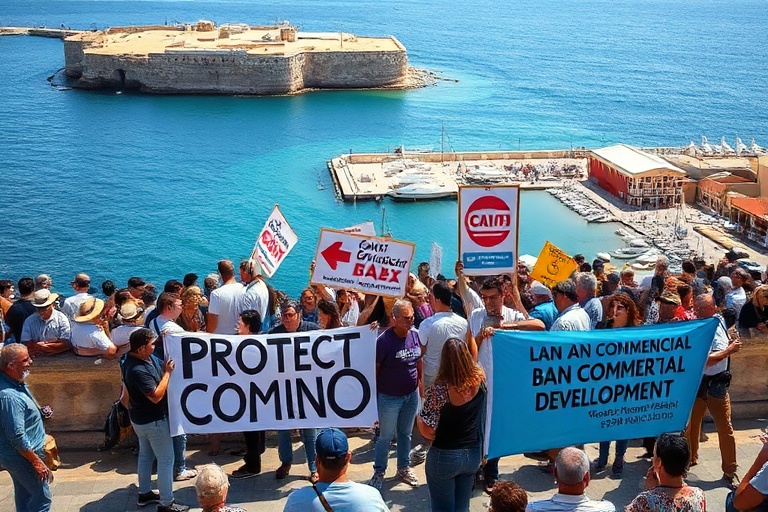 Malta Comino’s Future: Momentum Proposes Development Ban