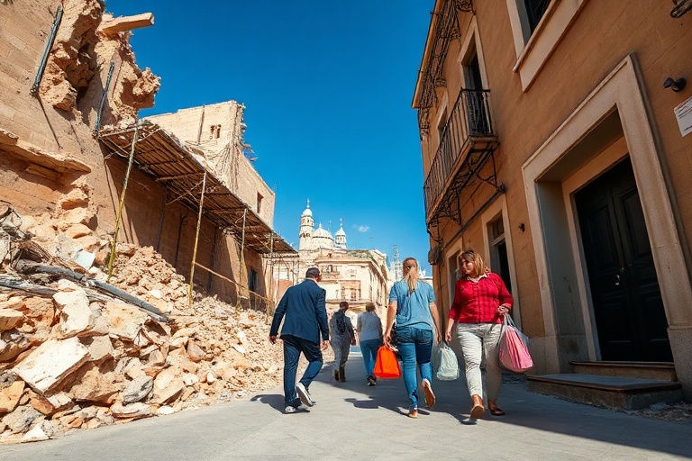 Malta Naxxar Residents Return Home After Collapse Scare