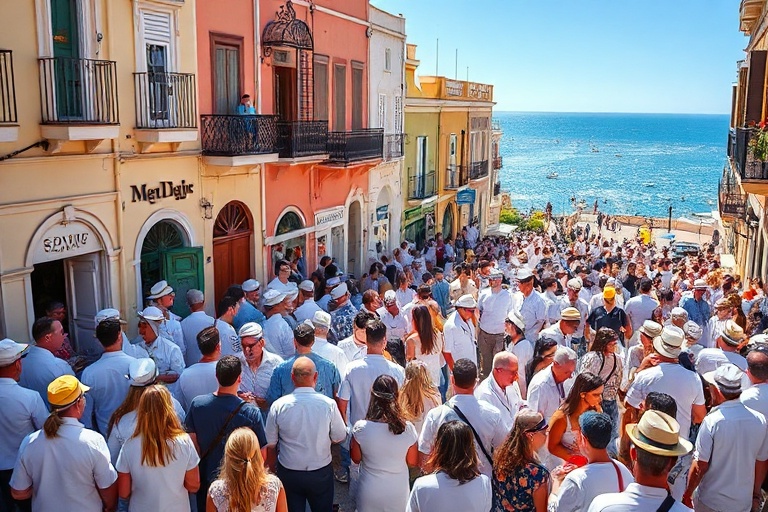 Malta Marian Gathering Lights Up Sliema Sunday
