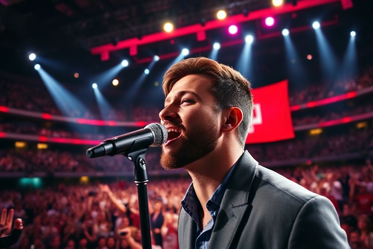 Malta Malta’s Aidan Shines at Eurovision Final