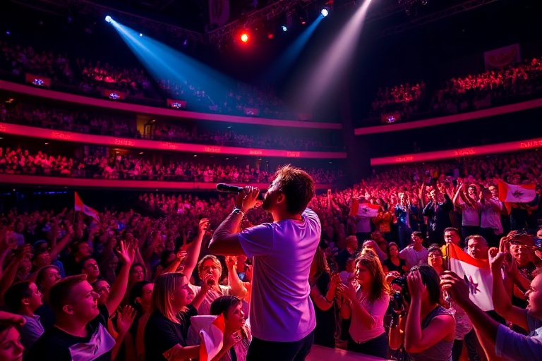 Malta Malta’s Aidan Shines at Eurovision Final