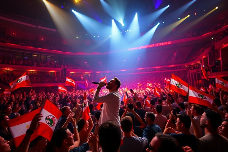 Malta Malta’s Aidan Shines at Eurovision Final