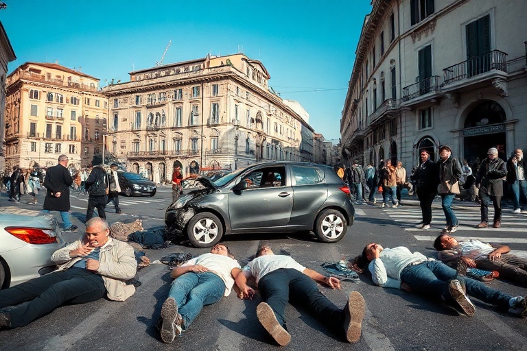 Malta 7 Injured in Italian City: Driver Plows into Crowd