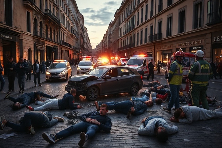 Malta Florence Horror: Seven Injured as Driver Rams Crowd