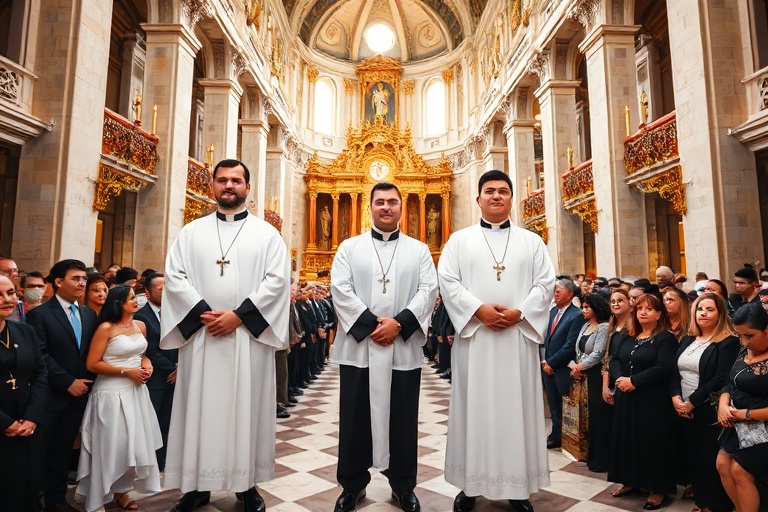Malta Hope Echoes in Valletta: Three New Priests Ordained