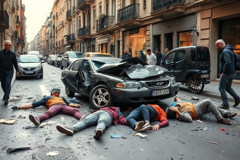 Malta Bari Incident: Seven Injured as Driver Plows into Crowd