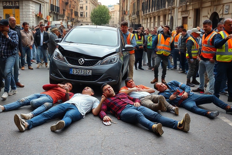 Malta Perugia Horror: 7 Injured as Driver Rams Crowd