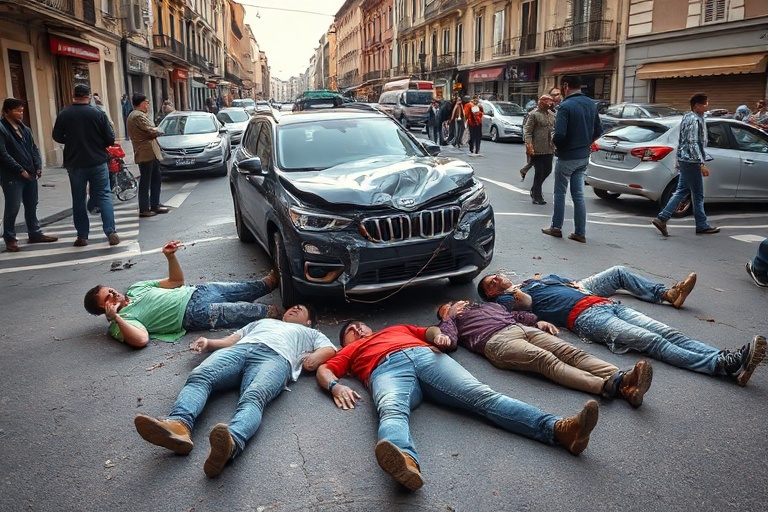 Malta 7 Injured as Driver Plows into Crowd in Italian Piazza