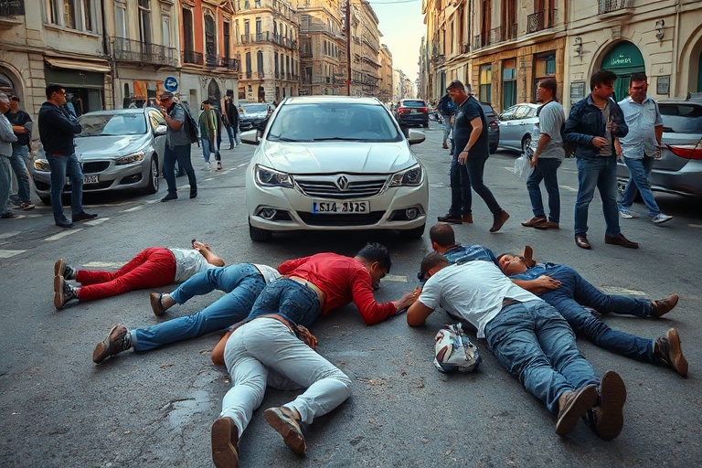 Malta 7 Injured as Driver Rams Pedestrians in Valletta