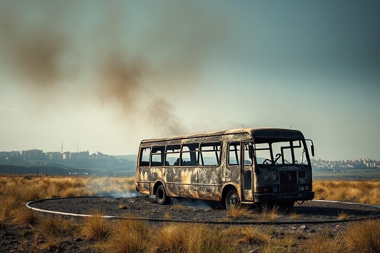 Malta Mellieħa Minibus Blaze: Fireball Lights Up Quiet Town