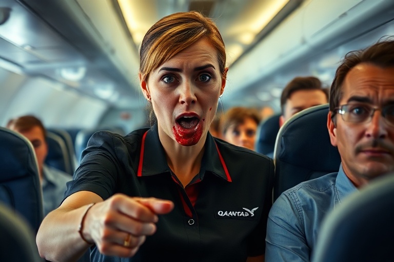 Malta Qantas flight diverted after man bites flight attendant