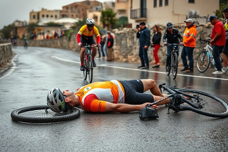 Malta Mġarr Cycling Accident: Local Cyclist Grievously Injured