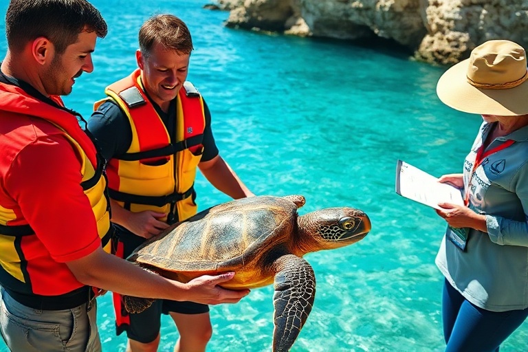 Malta Turtle Rescued in Little Armier: A Tale of Teamwork