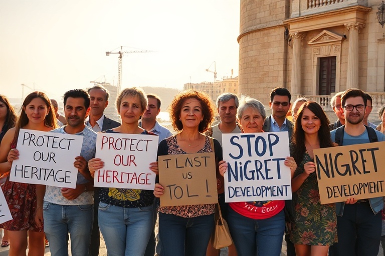 Malta Żurrieq Residents Protest Nigret Development