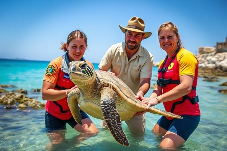 Malta Turtle Rescued in Little Armier: A Tale of Teamwork