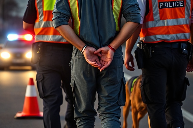Malta Man Arrested, Drugs Seized in Ħal Far Roadblock