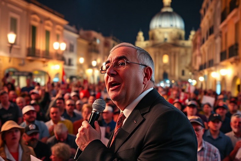 Malta Grech Vows: ‘My Word is a Contract’ at Mosta Rally