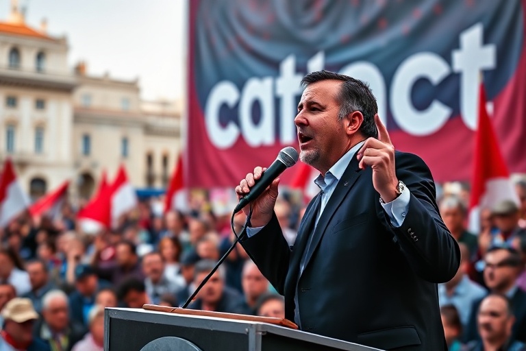 Malta Borg Rallies PN Supporters in Mosta: ‘My Word is a Contract’