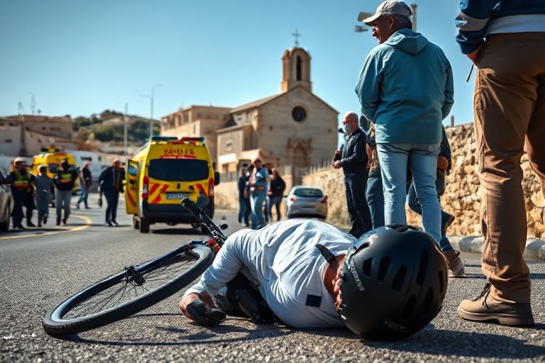 Malta Mġarr Accident: Local Cyclist Fights for Life