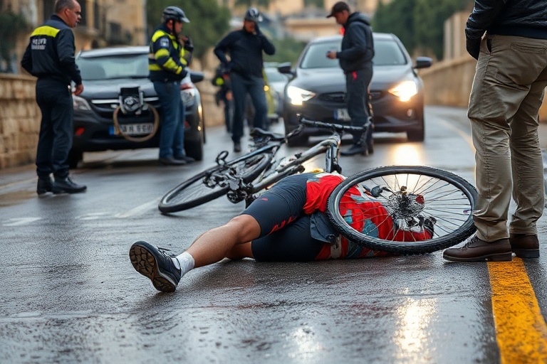 Malta Mġarr Cyclist Fight for Life After Grievous Injuries