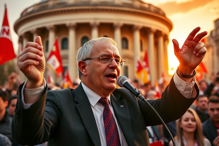 Malta Borg Rallies PN Supporters in Mosta