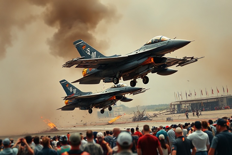 Malta Jets Collide at US Air Show: A Close Call Over the Atlantic